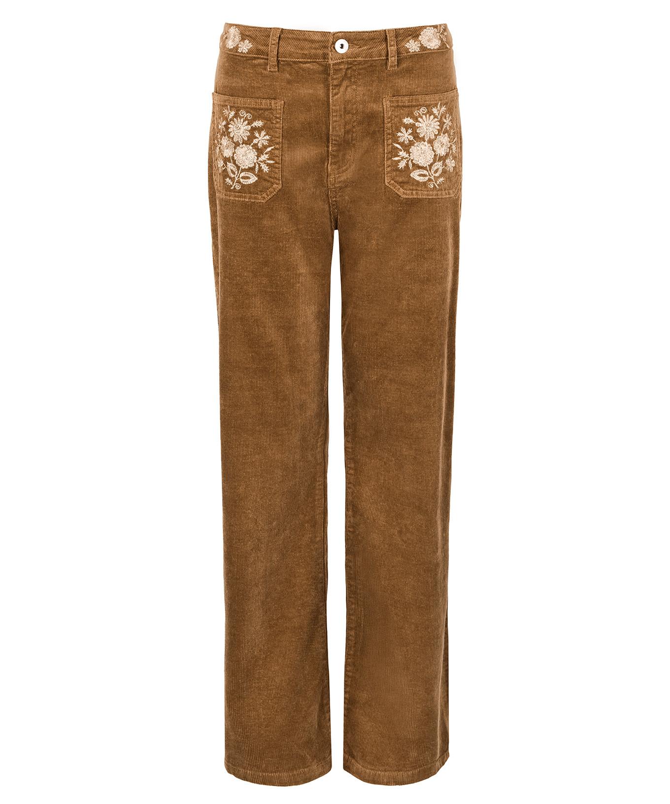 Joe Browns Pantaloni Stevie in Velluto a Coste Ricamati  