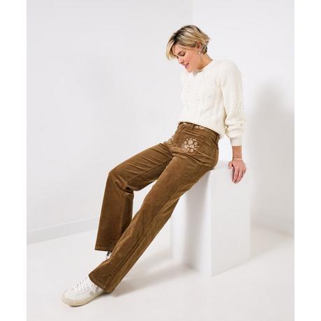 Joe Browns Pantaloni Stevie in Velluto a Coste Ricamati  