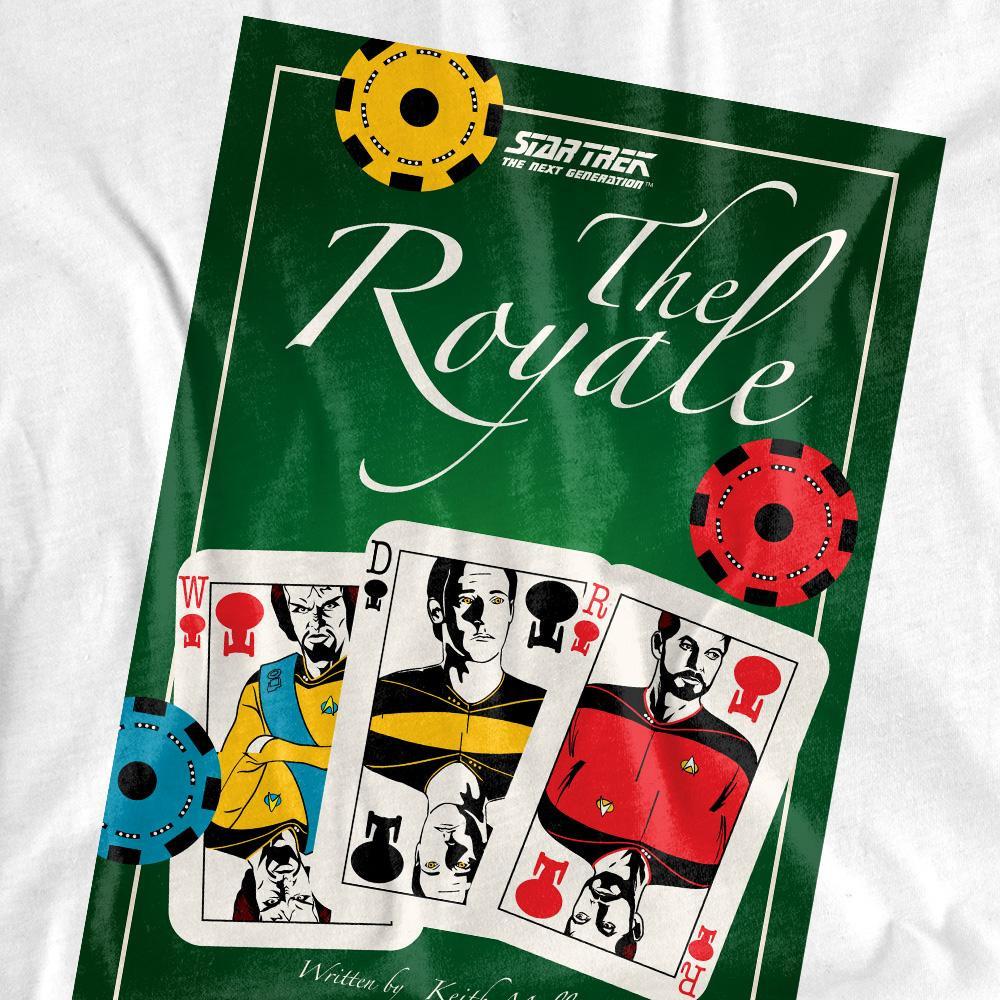 Star Trek The Next Generation Stagione 2 Episodio 12 The Royale T-Shirt Maniche Lunghe  