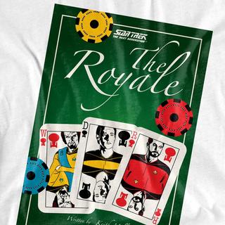 Star Trek The Next Generation Stagione 2 Episodio 12 The Royale T-Shirt Maniche Lunghe  