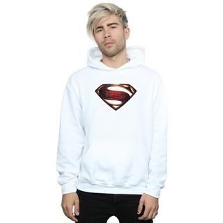DC COMICS Justice League Superman Logo Felpa con Cappuccio  