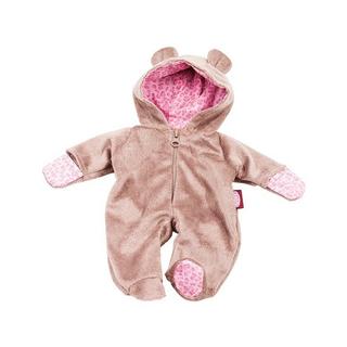 Götz  3402669 Onesie Teddy Einteiliger Overall Puppenbekleidung Gr. M 1-teiliges Bekleidungsund Zubehörset für Babypuppen von 42 46 cm 