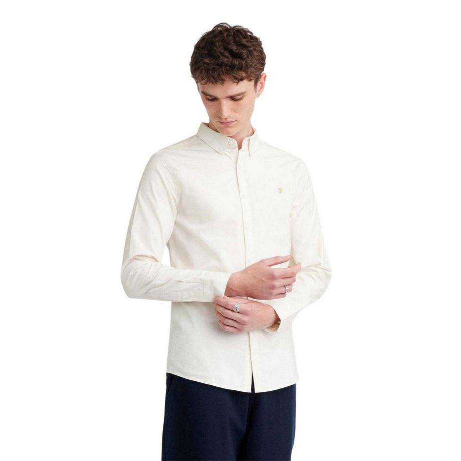 Camicia Button Down Vintage Oxford Manica Lunga