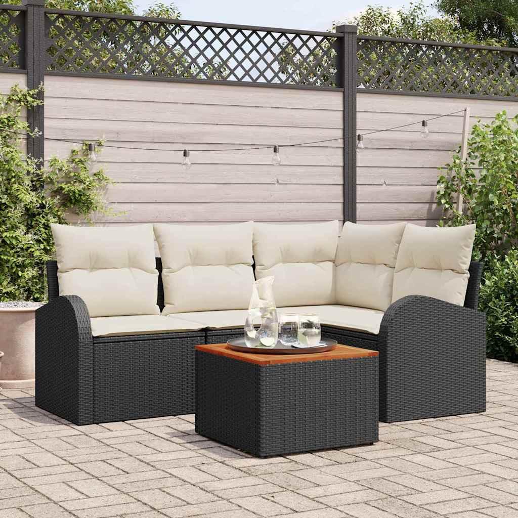 VidaXL Garten-sofa-set poly-rattan  