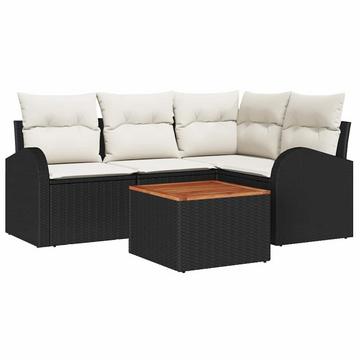 Garten-sofa-set poly-rattan