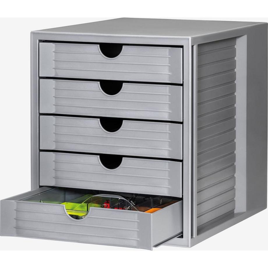 HAN Boîte à tiroirs System Box KARMA, DIN A4, 5 tiroirs fermés, -écologique  