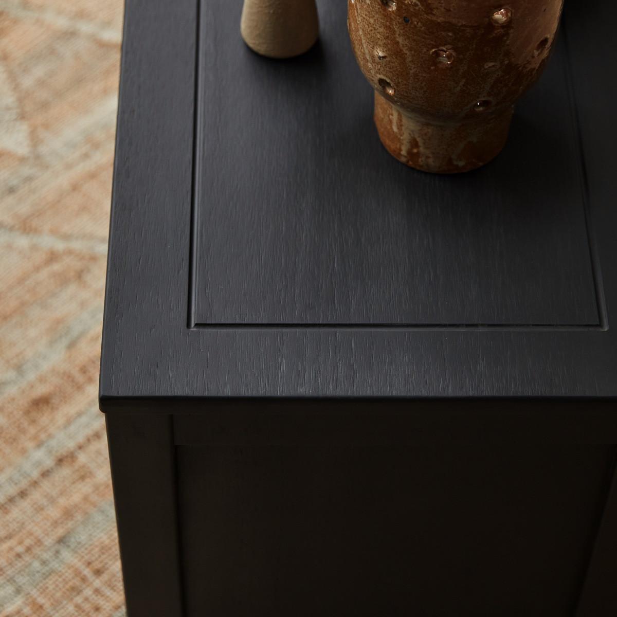 Tikamoon Mobile TV in pino massello 170 cm Thaki Black  