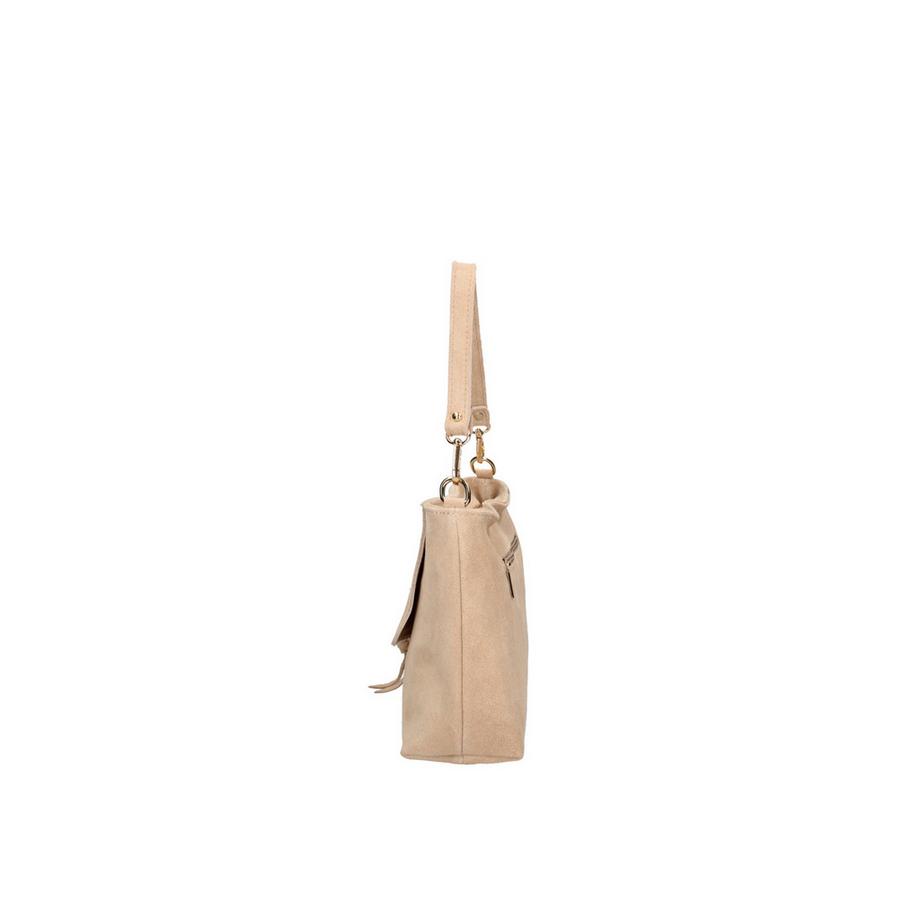 Gave Lux Sac bandoulière en daim avec fermeture à anneau  