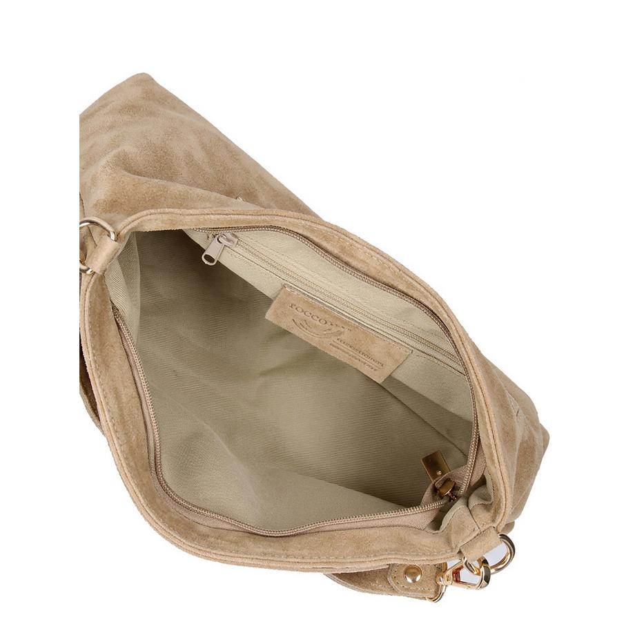 Gave Lux Sac bandoulière en daim avec fermeture à anneau  