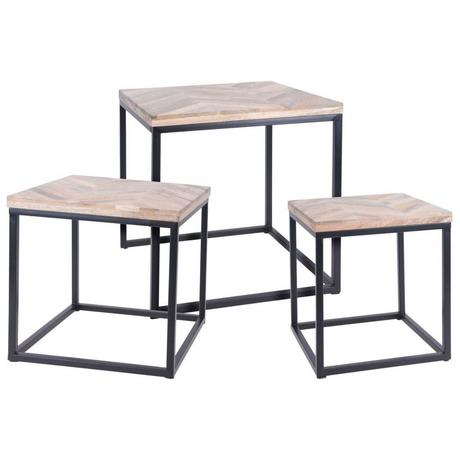 H&S Collection Table d'appoint bois  