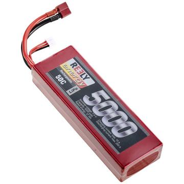 Modellbau-Akkupack (LiPo) 7.4 V 5000 mAh Zellen-Zahl: 2 50 C Hardcase T-Stecksystem