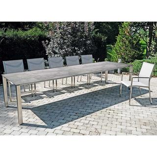 mutoni Tavolo da giardino Nevio 20 grigio nuvoloso 150-210x90  