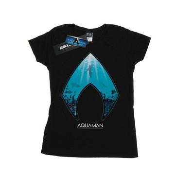 Aquaman Ocean Logo TShirt