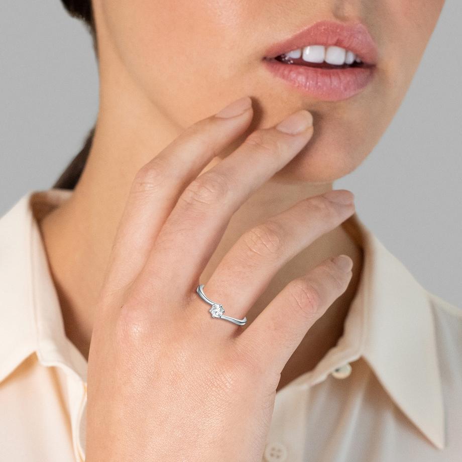 Rafaela Donata  Ring Sterling Silber Zirkonia weiß 