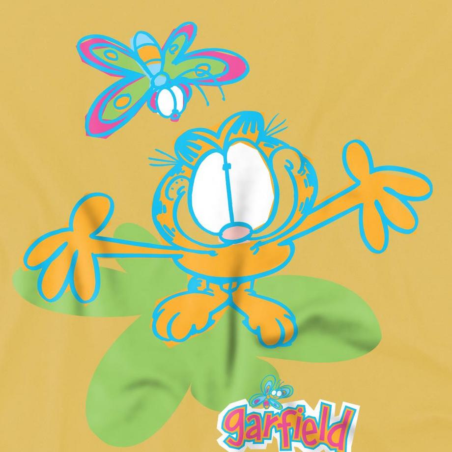 Garfield  Maglietta Farfalla 