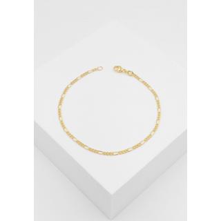 MUAU Schmuck  Bracelet Figaro Gelbgold 750, 2.3mm, 19cm 