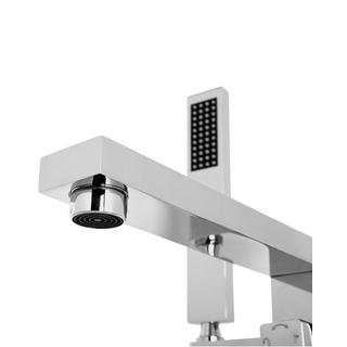 Beliani Robinet de baignoire autoportante en Matière synthétique Moderne DELLA  