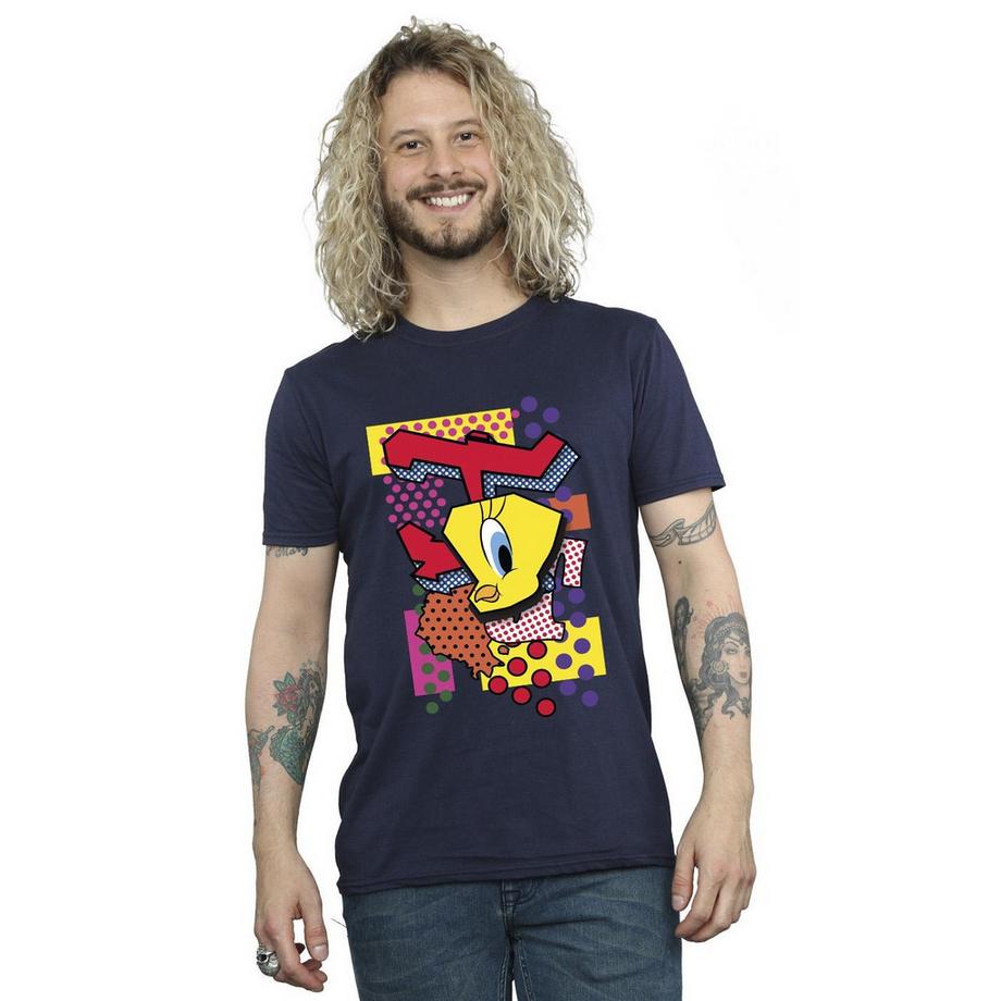 LOONEY TUNES Tweety Bird T-Shirt Stampa Grafica  