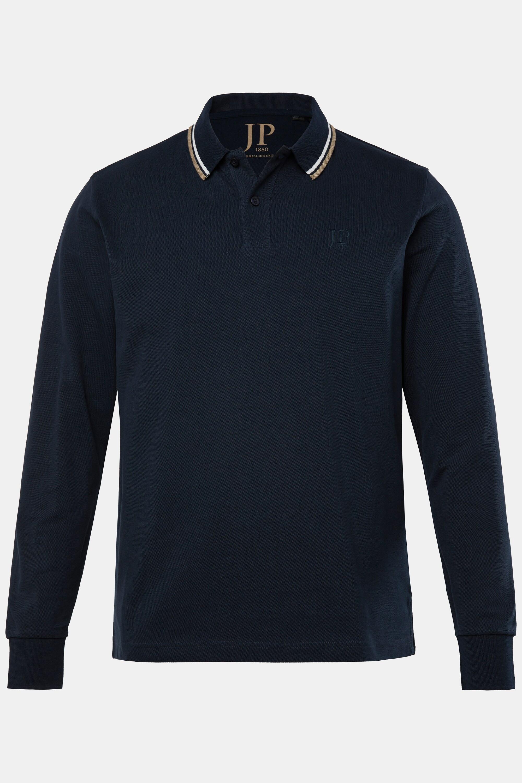 JP1880 Langarm Piqué Poloshirt  