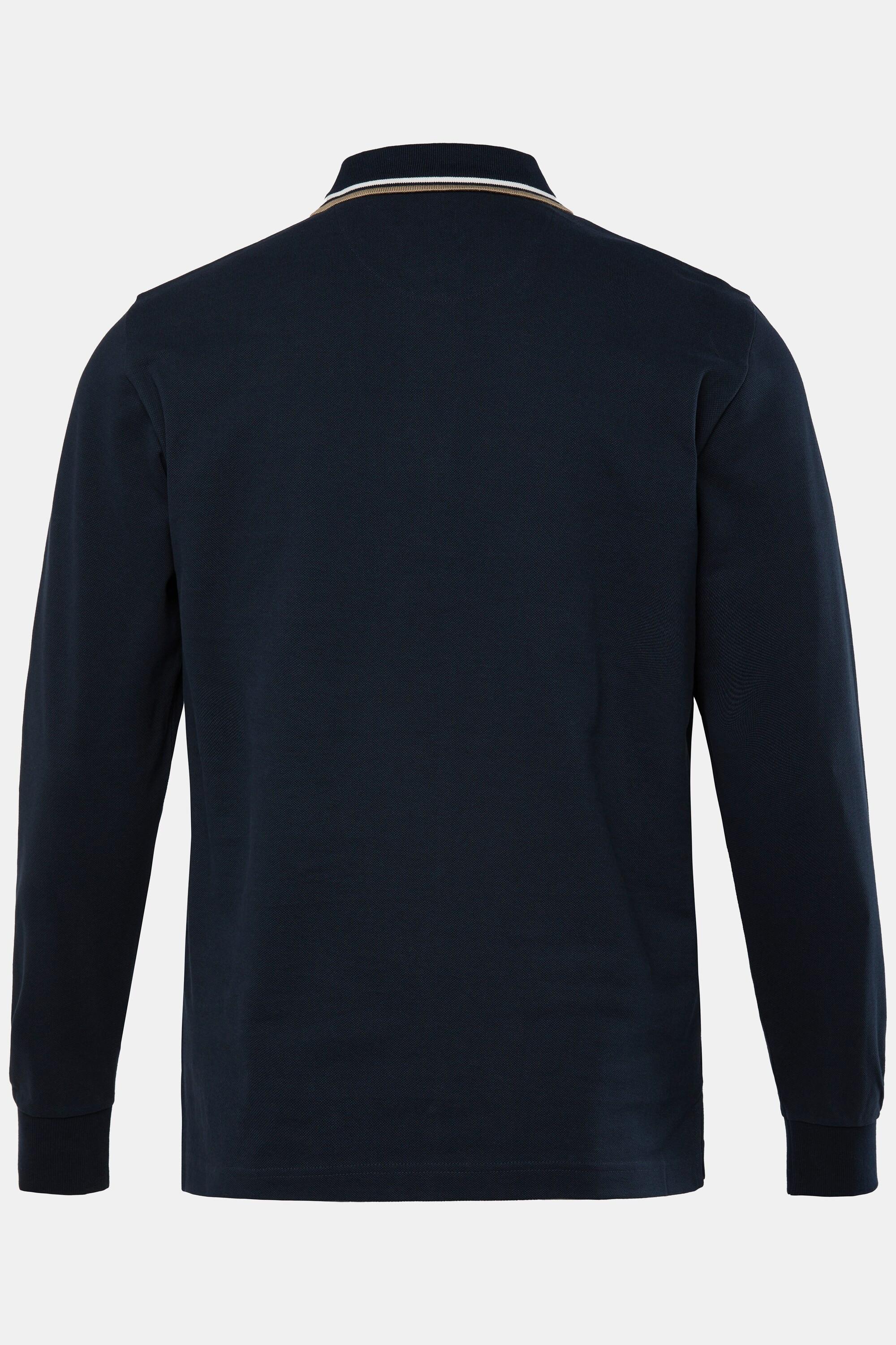 JP1880 Langarm Piqué Poloshirt  