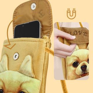 Avizar  Handytasche Shiba Design Braun 