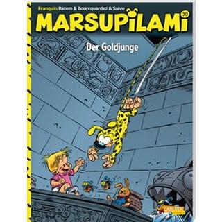 Marsupilami 30: Der Goldjunge Franquin, André; Le Comte, Marcel (Übersetzung); Batem (Illustrationen) Copertina rigida 