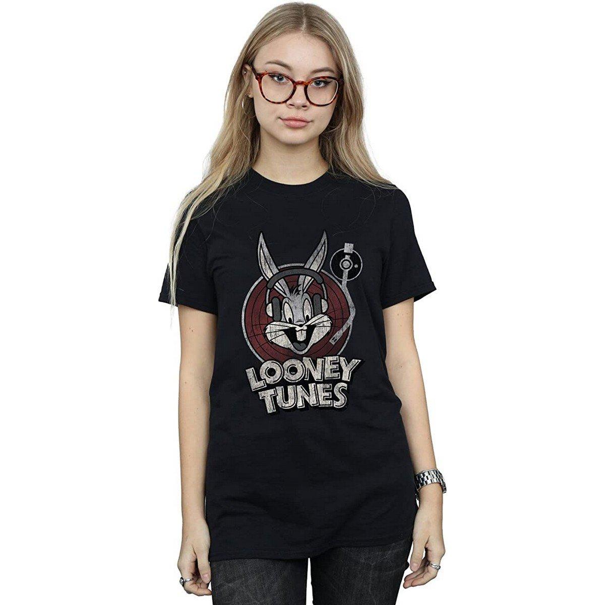 LOONEY TUNES Bugs Bunny DJ Logo T-Shirt  