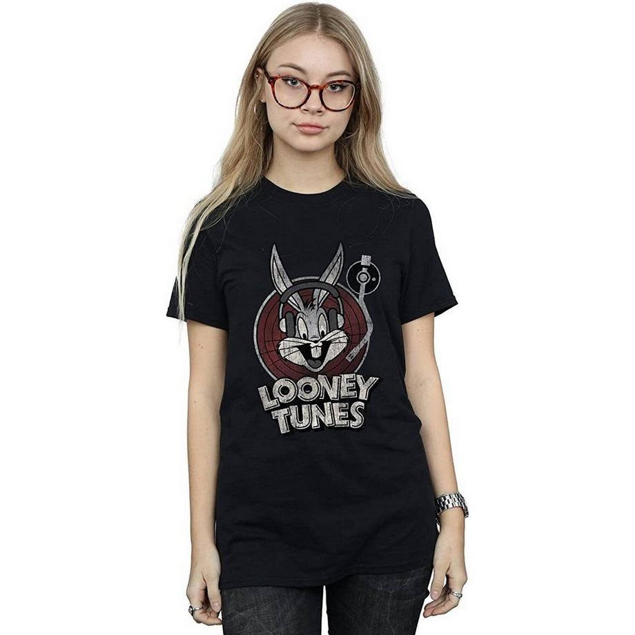 LOONEY TUNES Bugs Bunny DJ Logo T-Shirt  