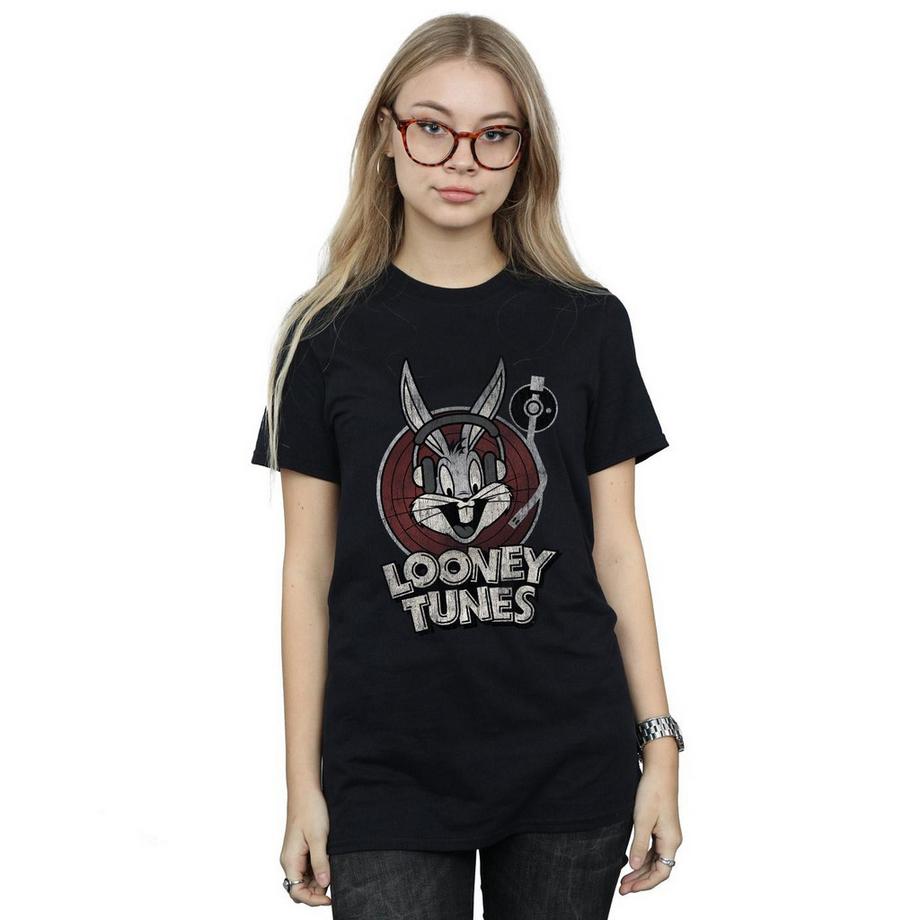 LOONEY TUNES Bugs Bunny DJ Logo T-Shirt  