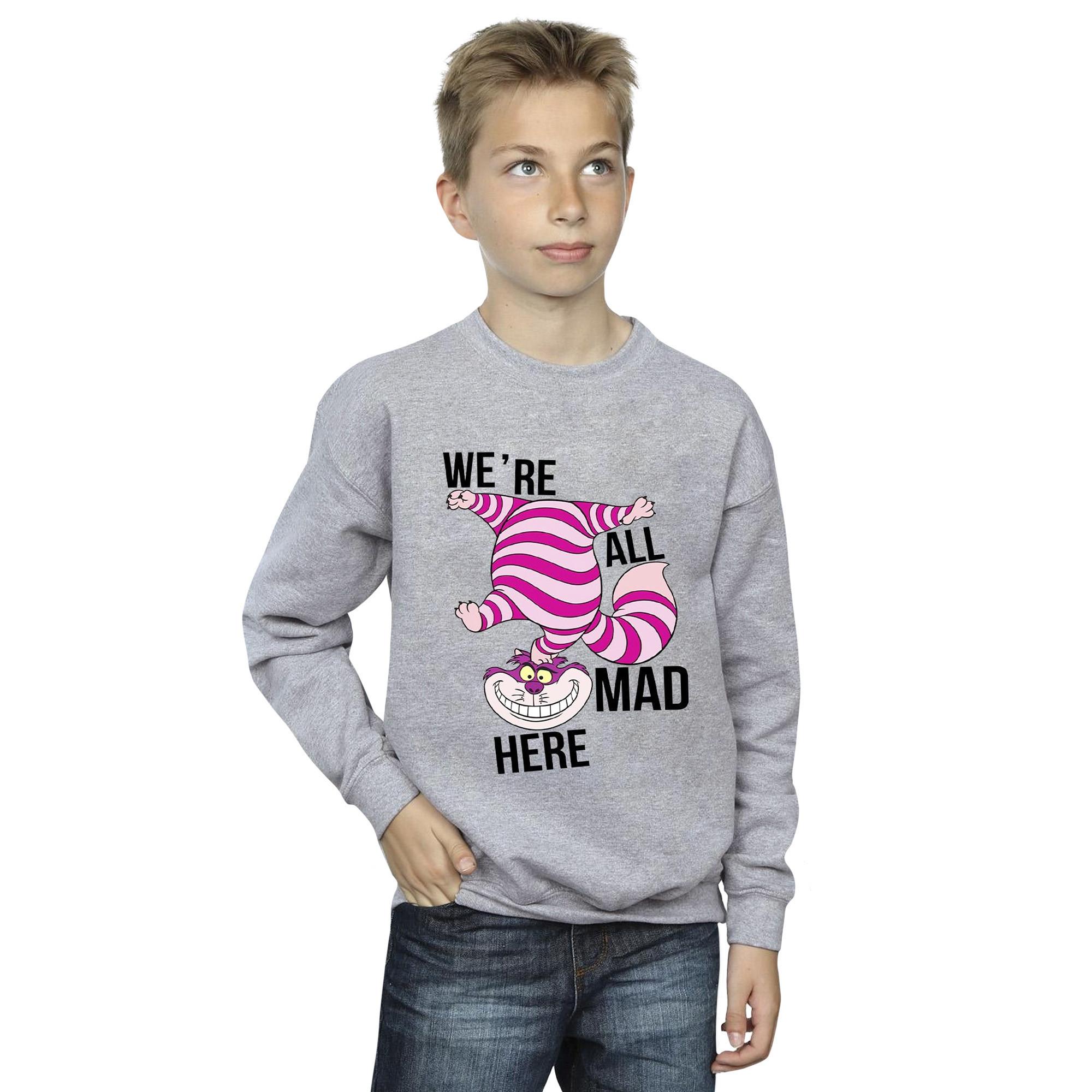 Disney  Alice In Wonderland All Mad Here Sweatshirt 
