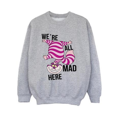 Disney  Alice In Wonderland All Mad Here Sweatshirt 