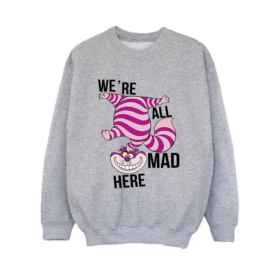 Alice In Wonderland All Mad Here Sweatshirt