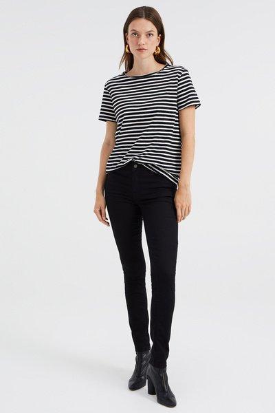 WE Fashion  Jeans high rise de tissu stretch 