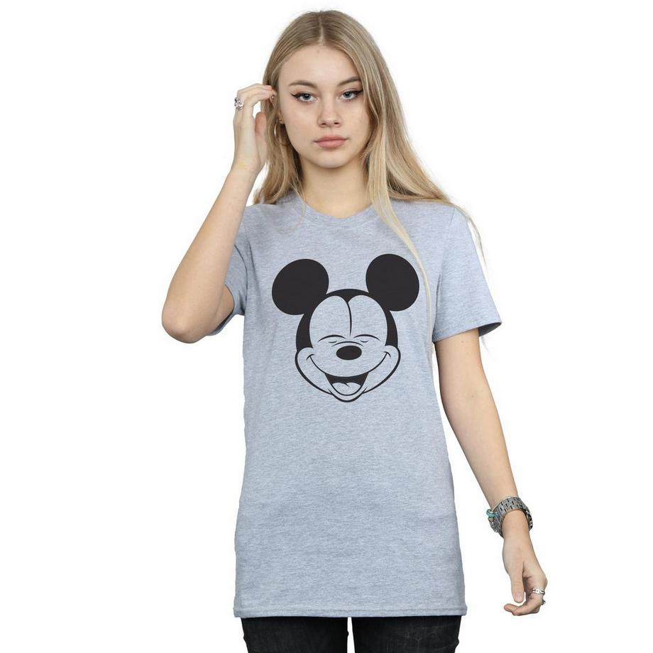 Disney Mickey Mouse lächelndes Gesicht T-Shirt  