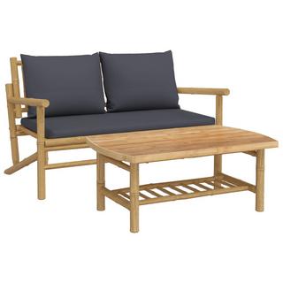 VidaXL Garten lounge set bambus  