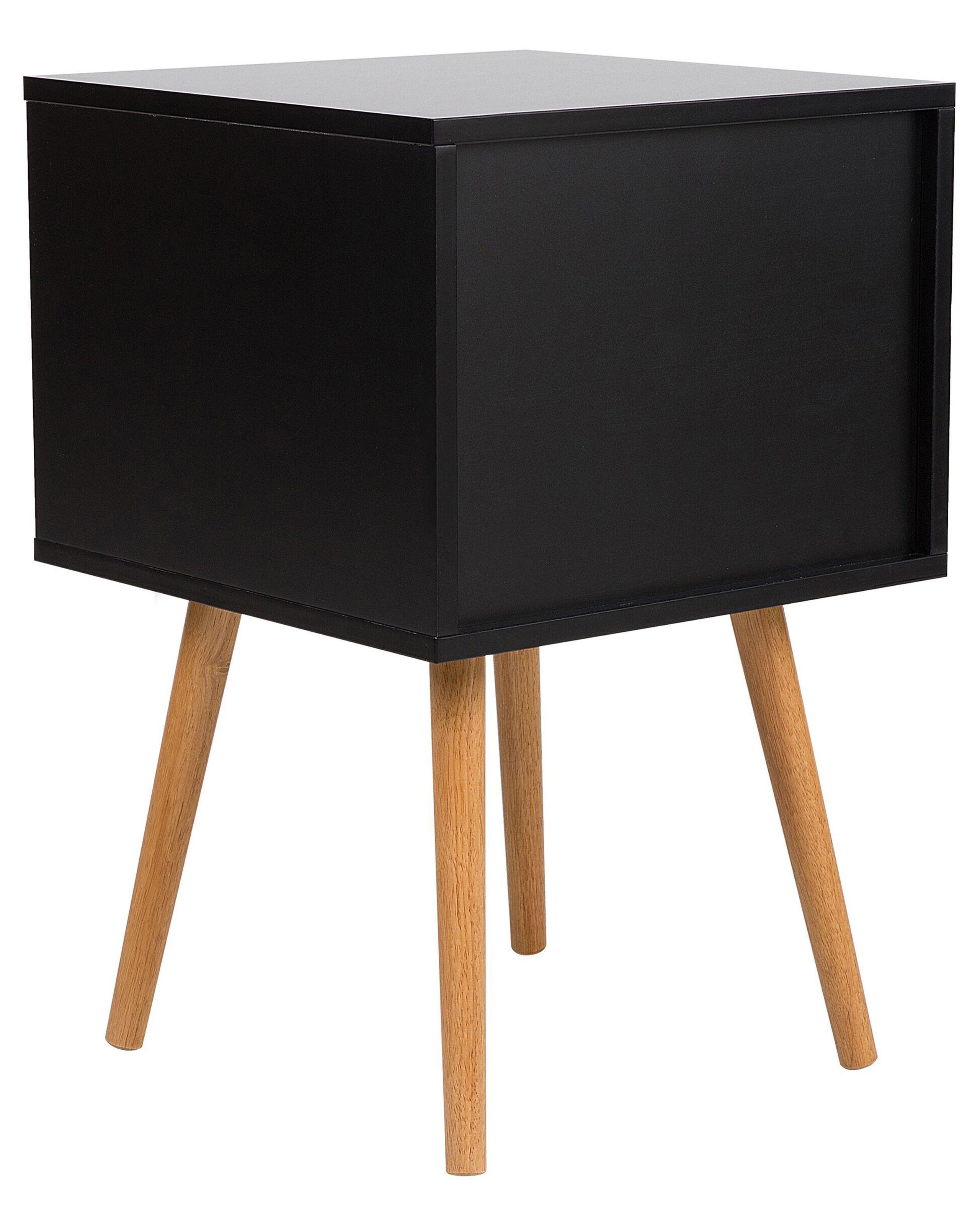 Beliani Comodino 2 cassetti en Fibra a media densità (MDF) Classico ALABAMA  