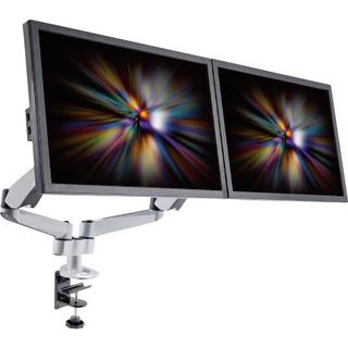 SpeaKa Professional  2 vie Supporto da tavolo per monitor 25,4 cm (10) - 68,6 cm (27) Regolabile in altezza, Inclinabile 