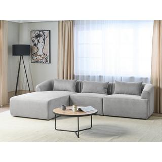 Beliani Divano angolare en Tessuto Moderno SVANSELE  