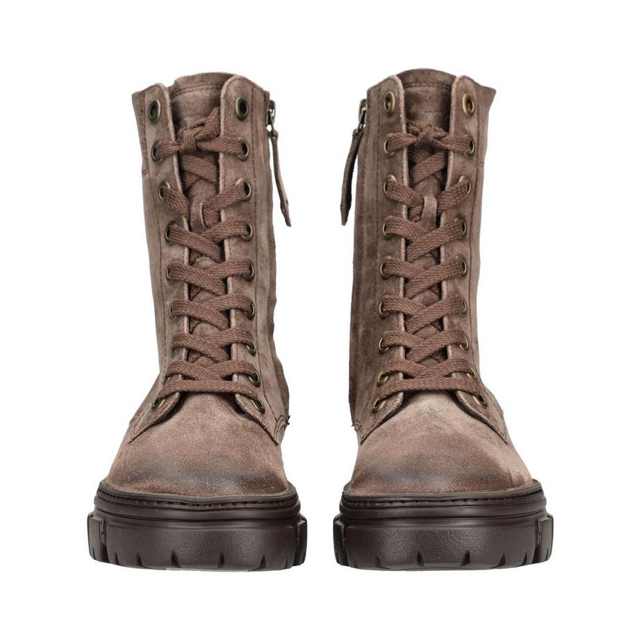 Paul Green Bottines à Lacets avec Fermeture Éclair Latérale  
