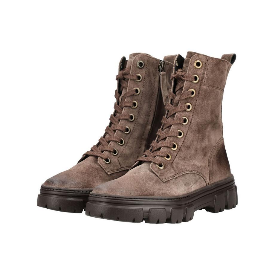 Paul Green Bottines à Lacets avec Fermeture Éclair Latérale  