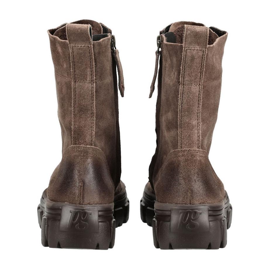 Paul Green Bottines à Lacets avec Fermeture Éclair Latérale  