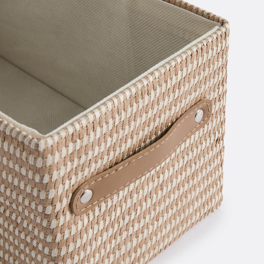 La Redoute Intérieurs Würfelförmiger Korb aus geflochtenem Papier  