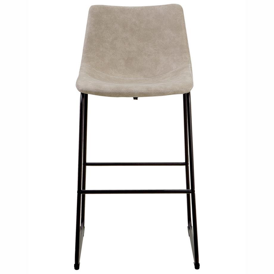 Beliani Set di 2 sedie alte en Tessuto  FRANKS  