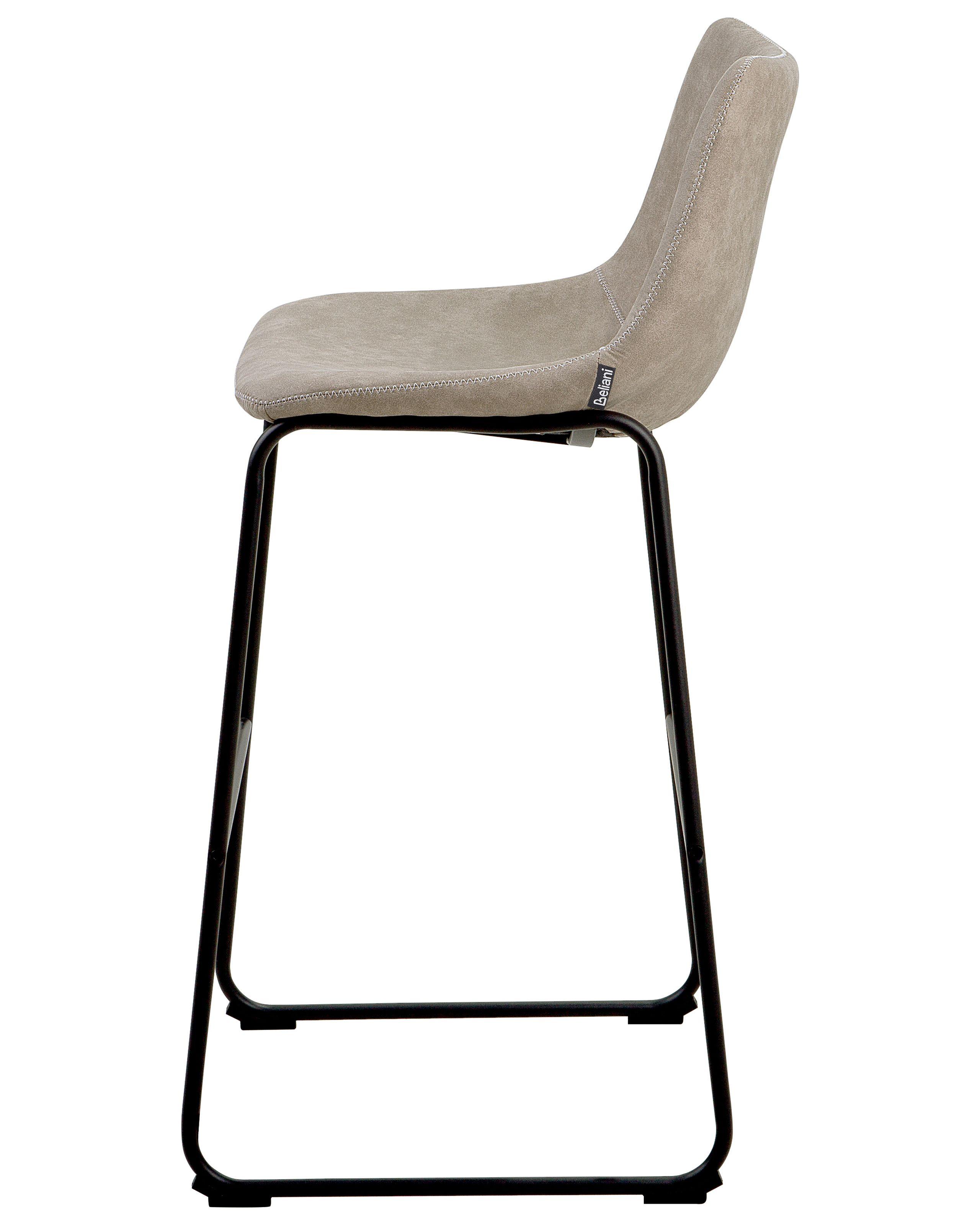 Beliani Set di 2 sedie alte en Tessuto Moderno FRANKS  