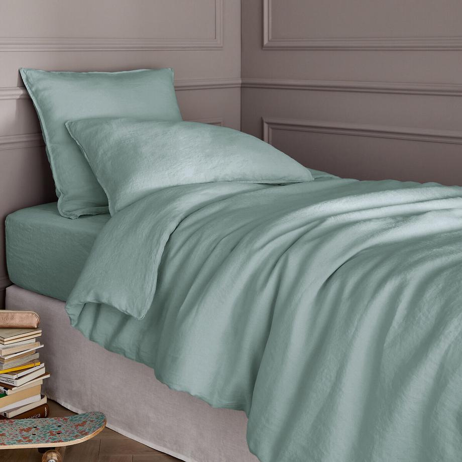 Housse de couette enfant lin lavé