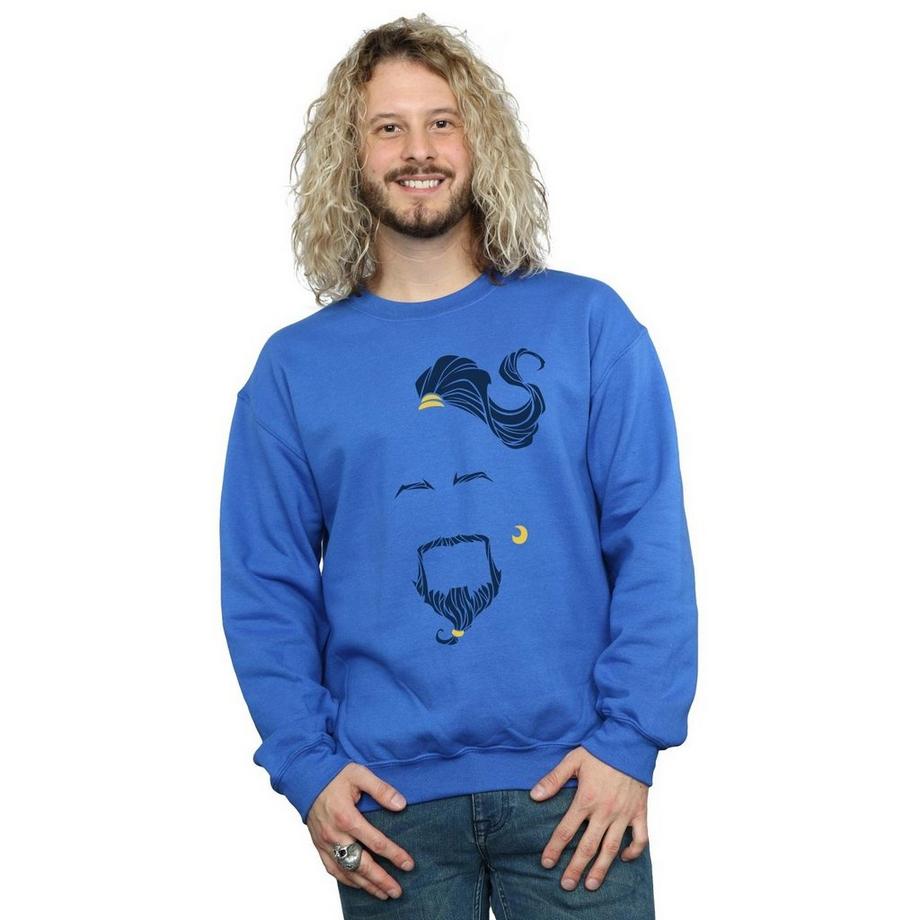 Disney Aladdin Genie Gesicht Sweatshirt  