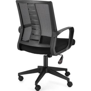 mutoni Chaise de bureau Roman noir  