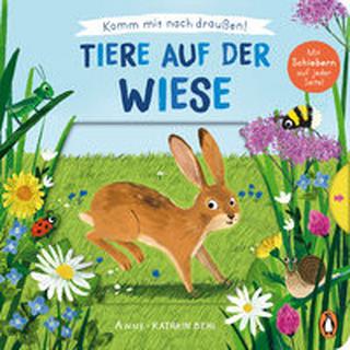 Komm mit nach draußen! - Tiere auf der Wiese Behl, Anne-Kathrin (Illustrationen); Schiefelbein, Susanne (Übersetzung) Couverture rigide 