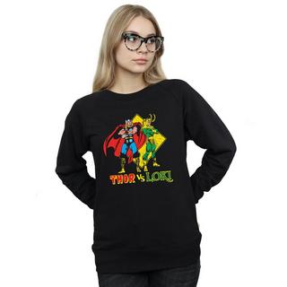 MARVEL Thor vs Loki Sweatshirt à Imprimé Graphique  