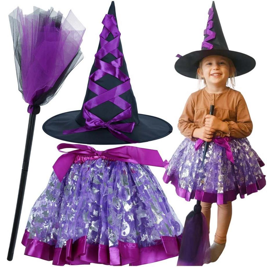 Pricenet  Costume de sorcière sorcière 3 pièces violet 